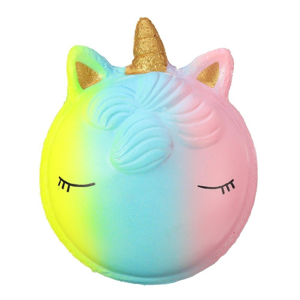 () Fantasy Animal Squishy Unicorn Macaron 9CM Jumbo Toys Gift Collection With Packaging