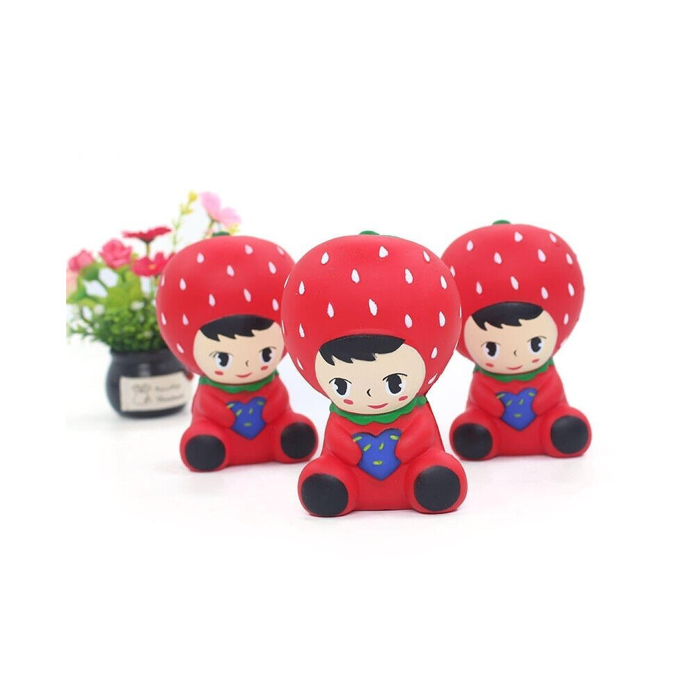 Squishy Strawberry Princess 10CM Slow Rising Rebound Jumbo Toys With Packaging Gift Decor