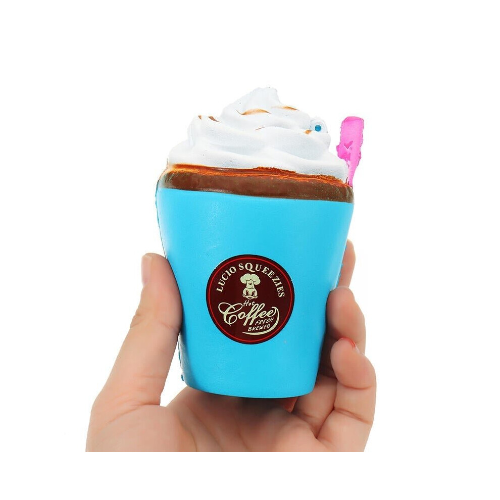 () Suction Cup Coffee Squishy 8*10cm Slow Rising Soft Collection Gift Decor Toy With Packaging