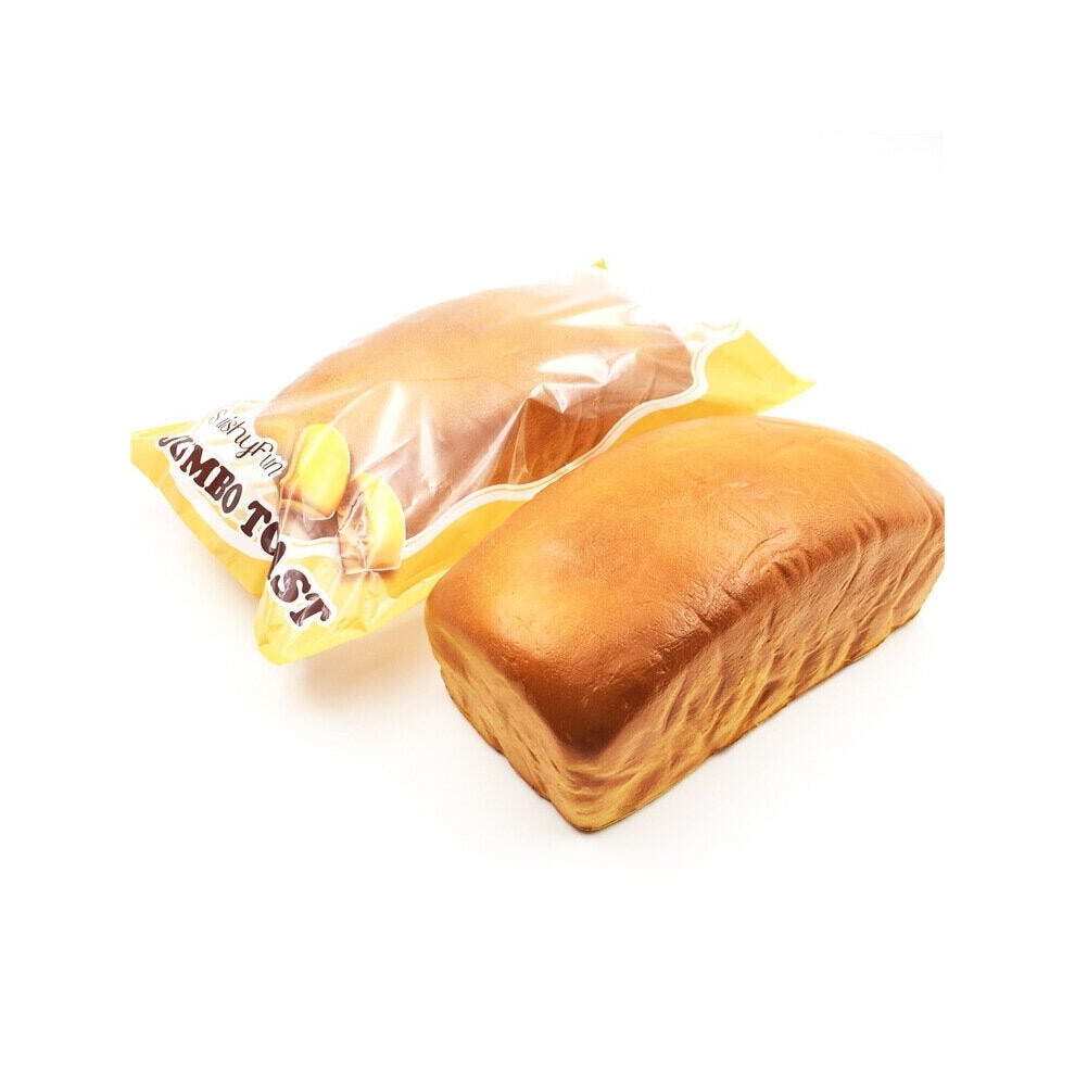 SquishyFun Squishy Jumbo Toast Bread 20cm Slow Rising Original Packaging Collection Gift Decor Toy