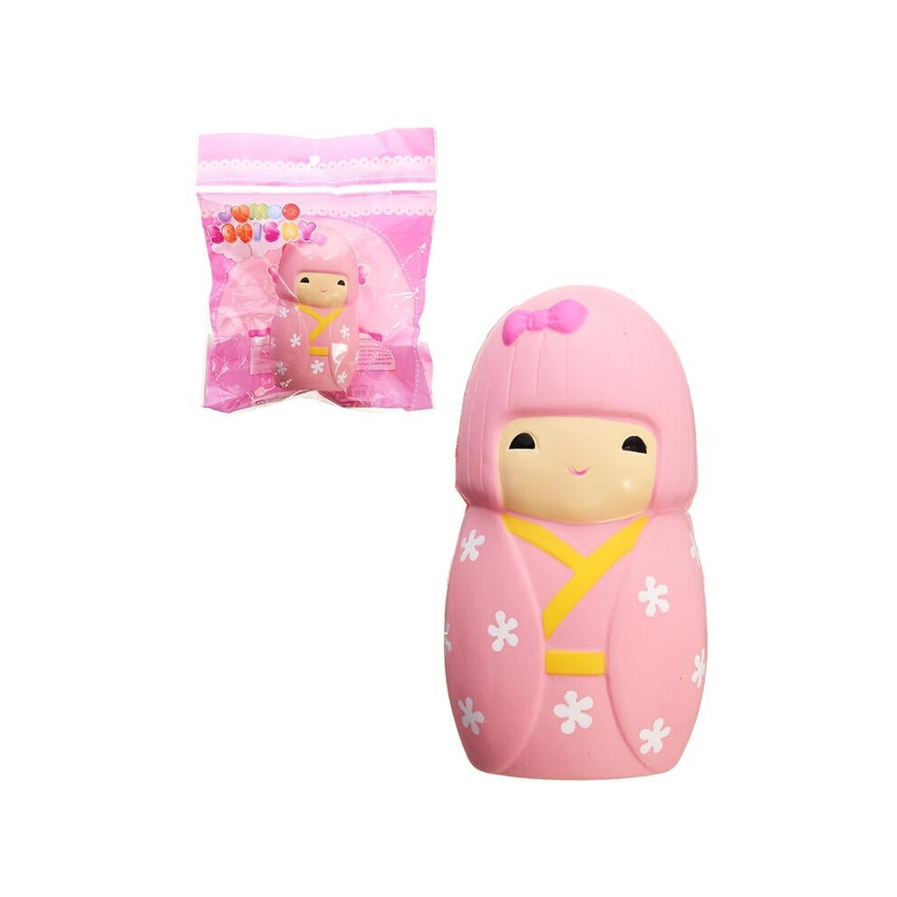 Squishy Sakura Cherry Blossom Girl Doll 11.5cm Slow Rising With Packaging Collection Gift Decor Toy