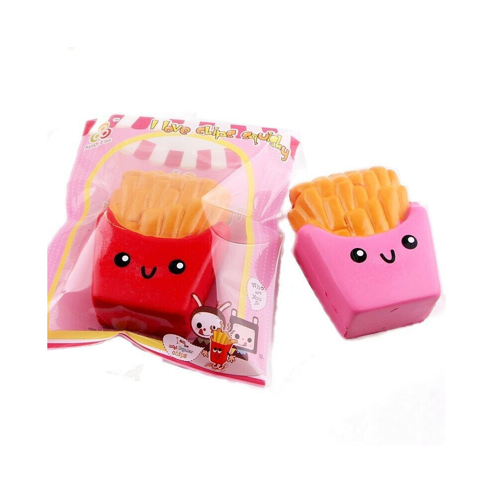 () Squishy French Fries Chips Licensed Slow Rising With Packaging Collection Gift Decor Toy