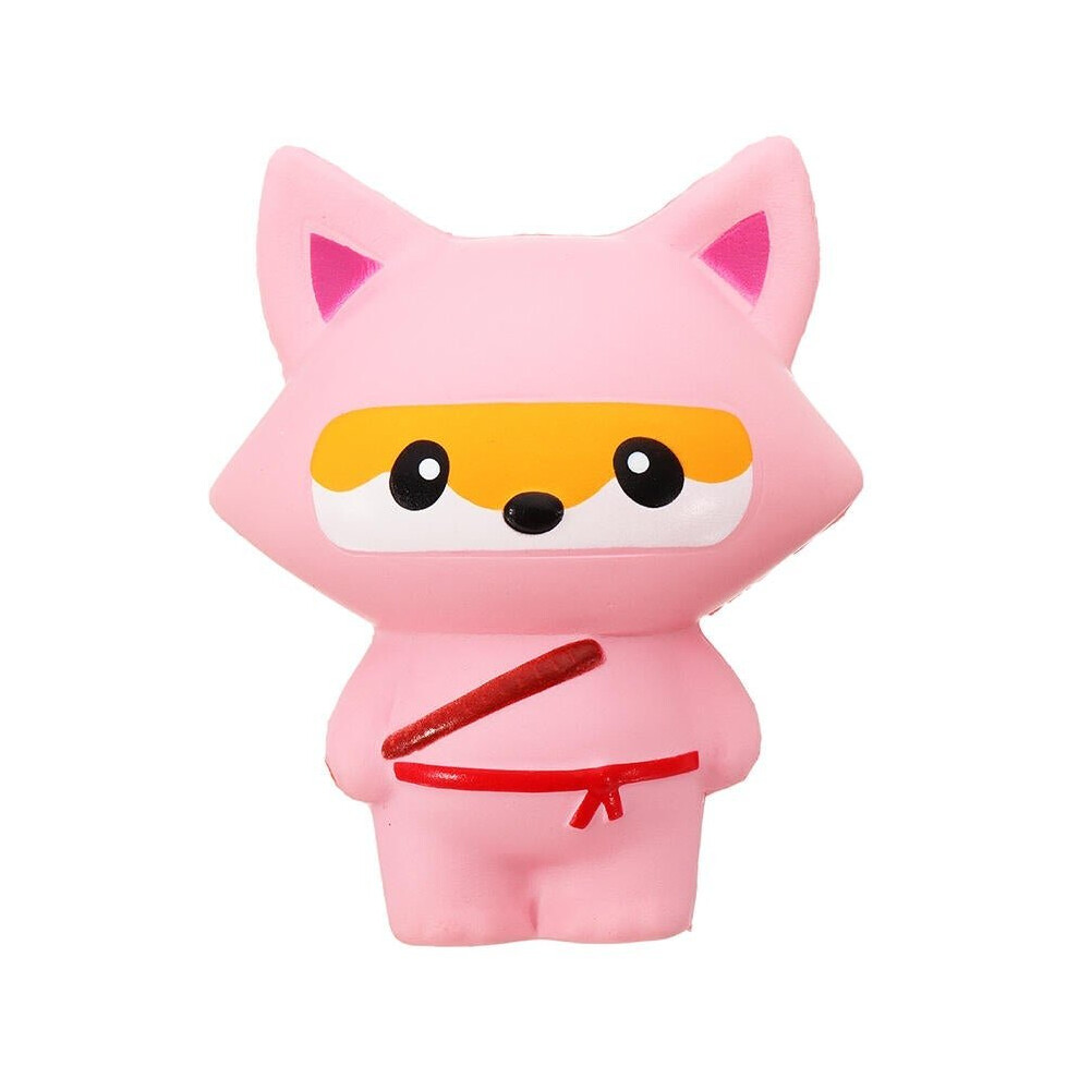 () 14cm Cute Jumbo Squishy Ninja Cat Fox Panda Scented Super Slow Rising Kids Toy Gift