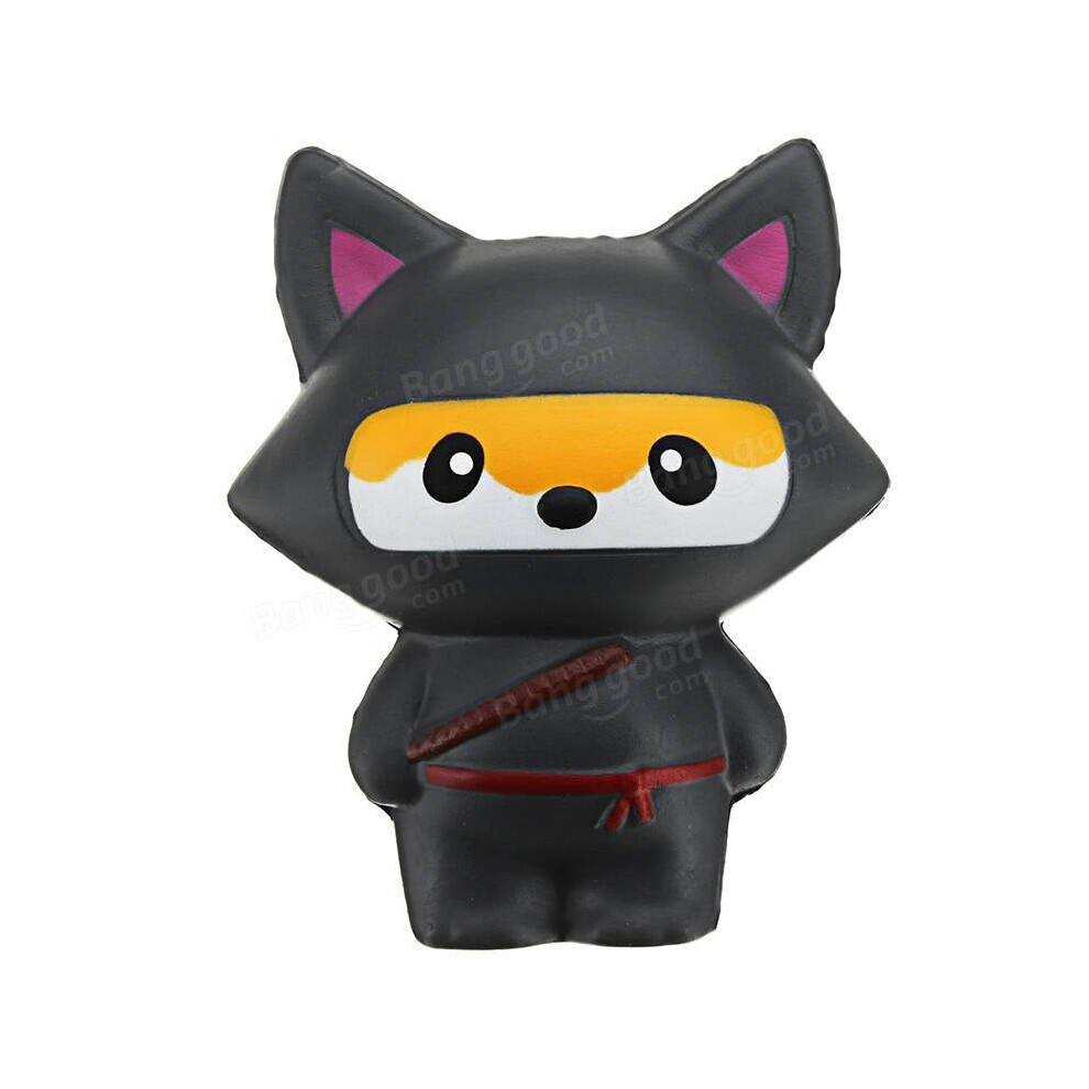 () 14cm Cute Jumbo Squishy Ninja Cat Fox Panda Scented Super Slow Rising Kids Toy Gift