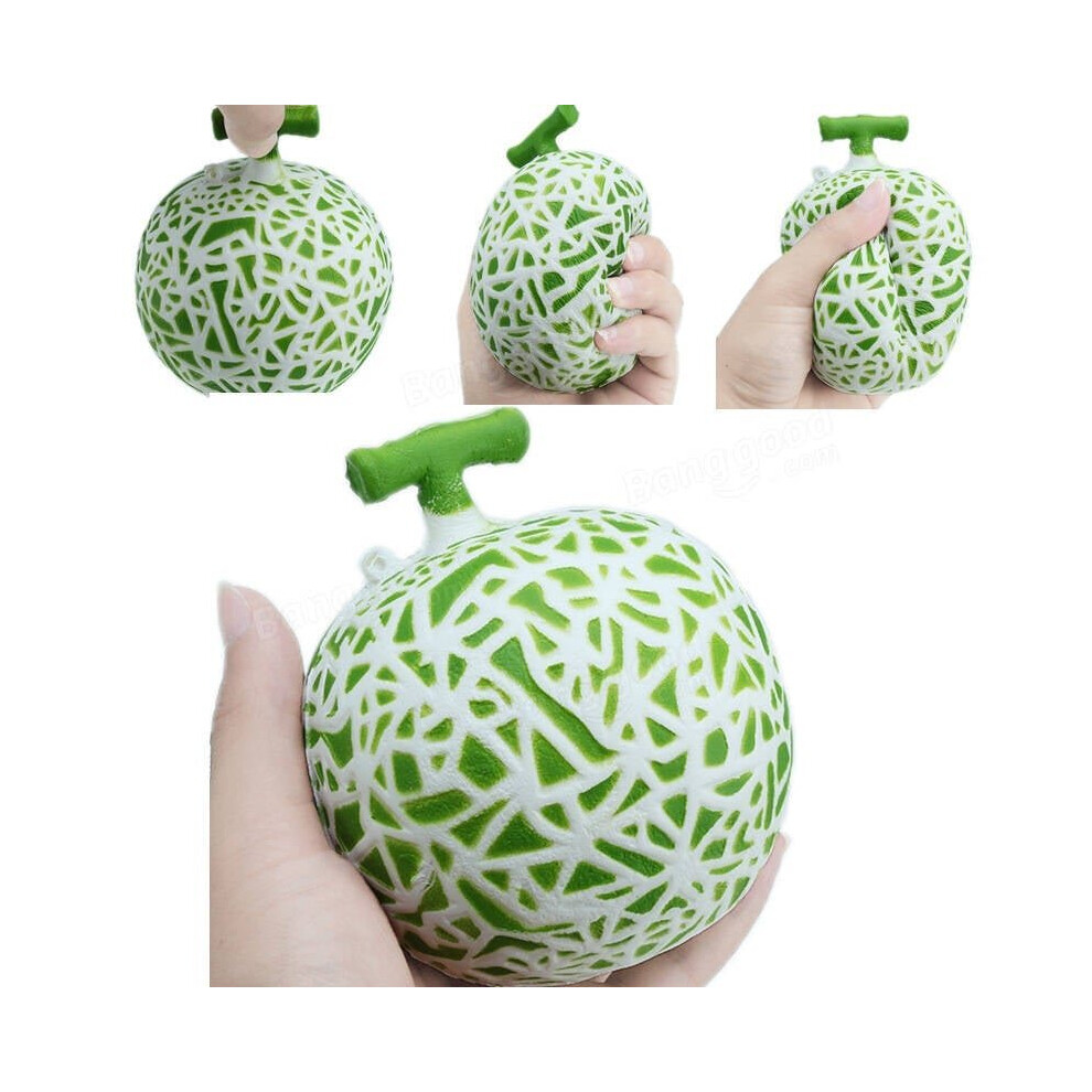 Hami Melon Squishy Slow Rising 10*10*10CM Retail Packaging Phone Straps Charms Fruit Squishy Scented Toy