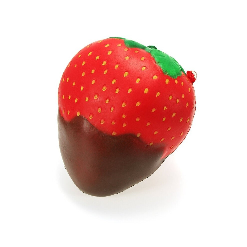 () Squishy Rainbow Jam Chocolate Strawberry Jumbo 10cm Soft Slow Rising Fruit Collection Gift Decor Toy