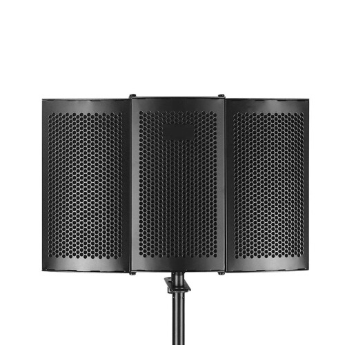 Foldable Microphone Acoustic Isolation Shield Studio Foams Panel for Recording Live Broadcast