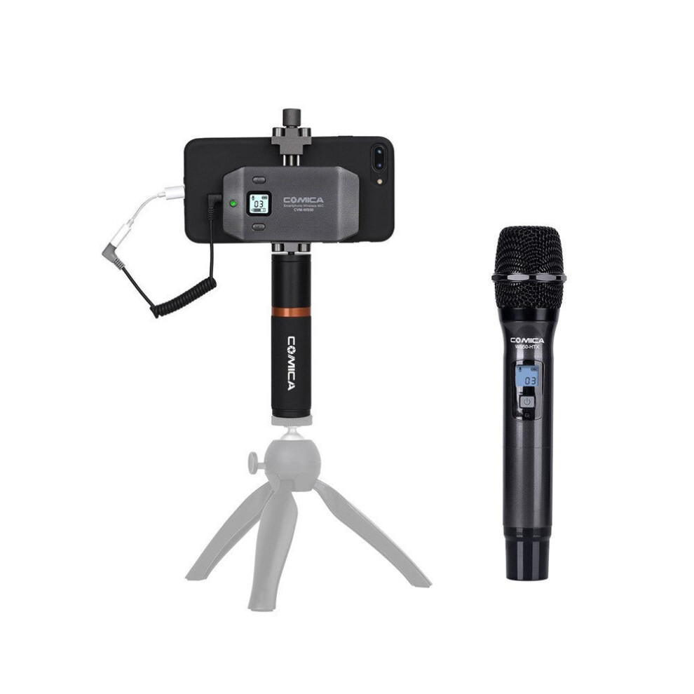 Smartphone Wireless Microphone + Hand-held Transmitter