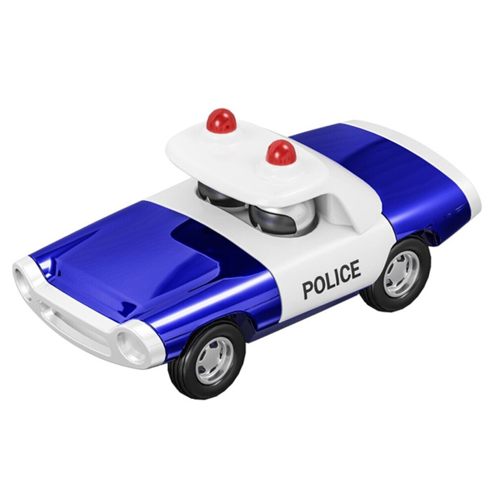 () Alloy Police Pull Back Diecast Car Model Toy for Gift Collection Home Decoration