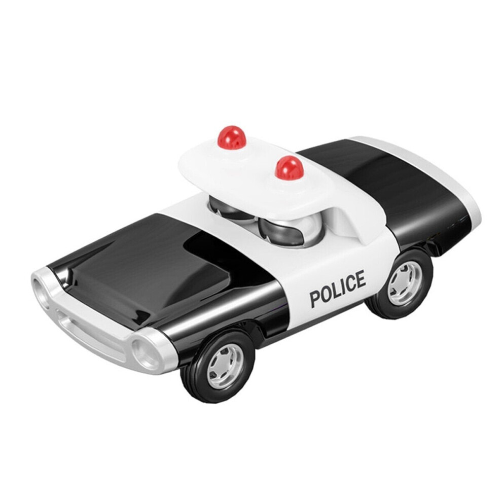 () Alloy Police Pull Back Diecast Car Model Toy for Gift Collection Home Decoration