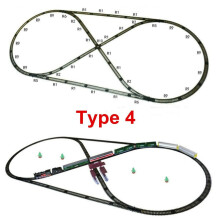 () Simulation Electric Rail Car Model Toy Track Accessories Sandbox General Scene Railroad Crossing Cave Iron Bridge Indoor Toys