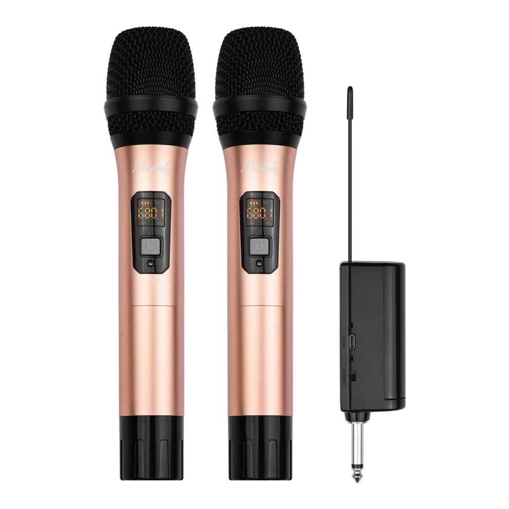 (Gold) UHF Wireless Microphone System 1 TX and 1RX