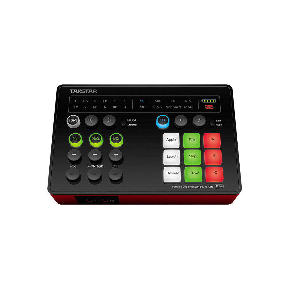 Sound Card For Live Broadcast Game Webcast Karaoke Anchor Audio Mobile Phone Pc Computer 6112212036518