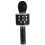 (Black) Wireless bluetooth Karaoke KTV Audio Live Microphone Speaker Stereo Singing Player 1