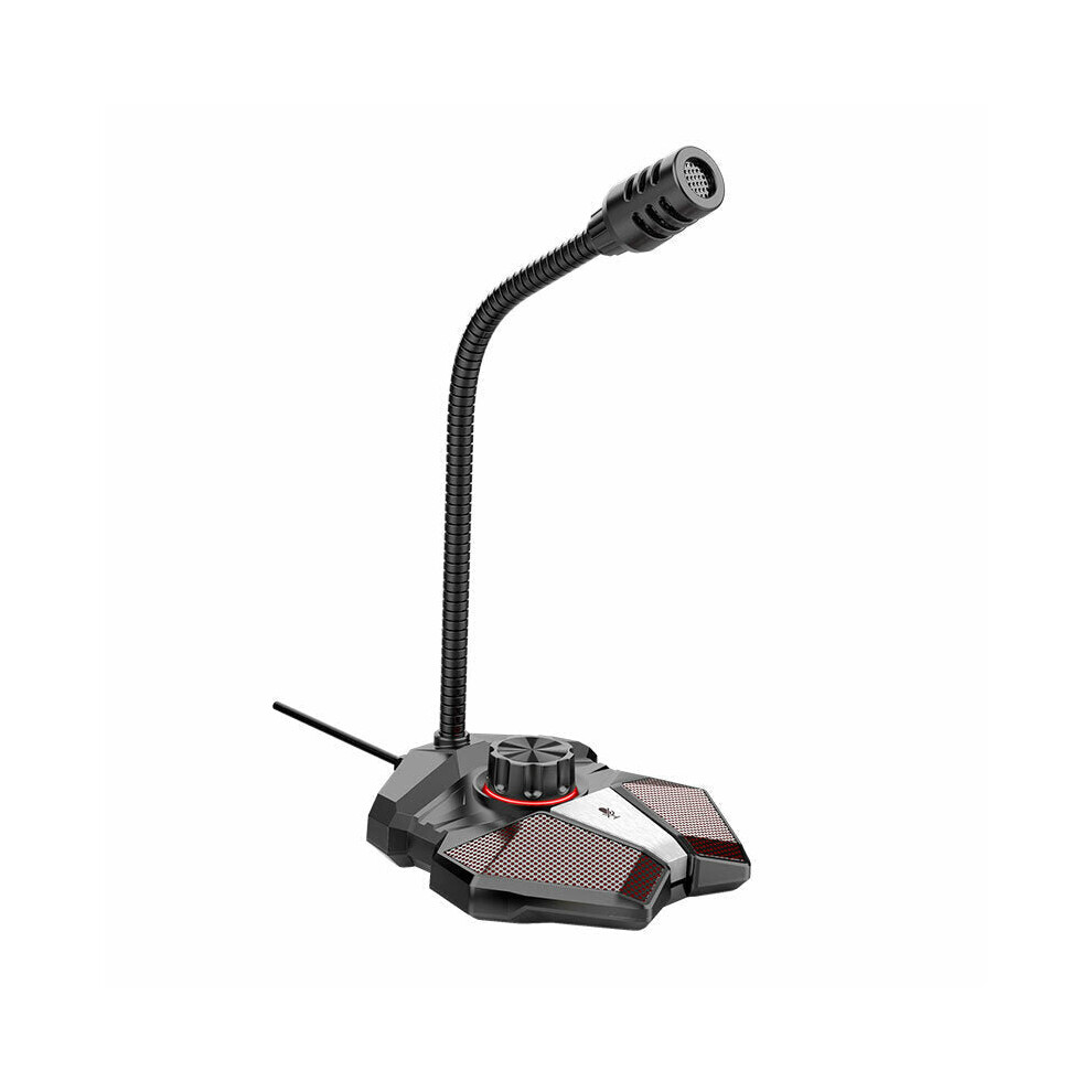 360 Degree Bending Professional Desktop Microphone With Stand For Gaming Singing Conference, Mobile Usb 6112212033470
