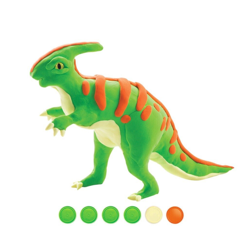 () Clay Dinosaur Series 3D Puzzle Modeling Children's Manual DIY Rubber Color Mud Toys