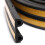 (White) Weather Draught Self Adhesive P Type Foam Seal Strip Rubber 5M 4
