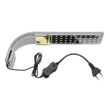 (Standard) 15W LED Aquarium Light Fish Clip-on Lighting Touch Control Tank Grow LED Planting Lamp