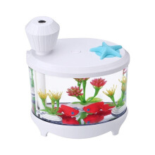 (White) Mini USB Powered Fish Aquarium Lamp Humidifier