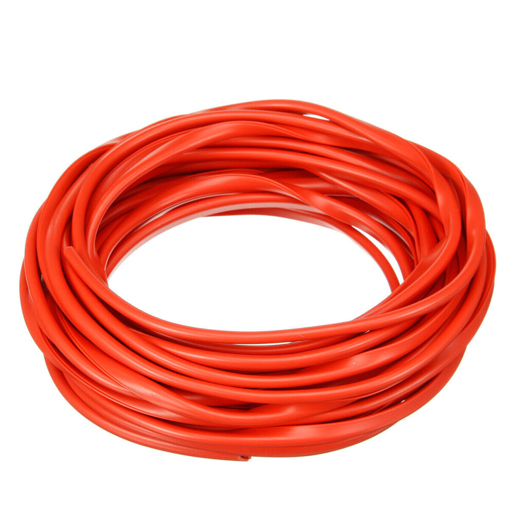 (Red) 10m Automobile Anti-collision Strip Door Side Sealing Rubber