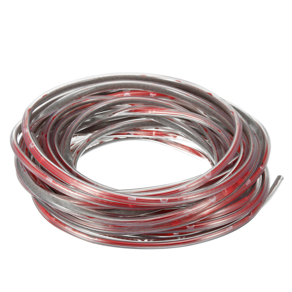 (Transparent) 10M Automobile Anti-Collision Strip Door Side Sealing Rubber Grey/Blue/Red 3654659422958