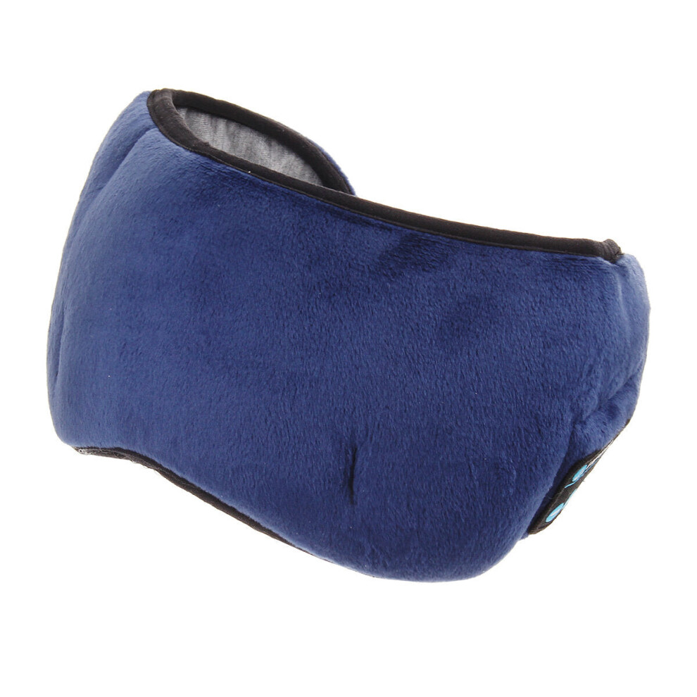 Greenzech Blue (Blue) Wireless Tooth 5.0 Stereo Eye Mask Headphones Music Sleep