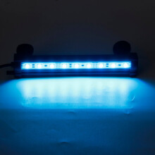 (US Plug, 18cm) Aquarium Fish Tank LED Aeration Bubble Light Remote Control Diving Under IP68 Bright Colorful Lights