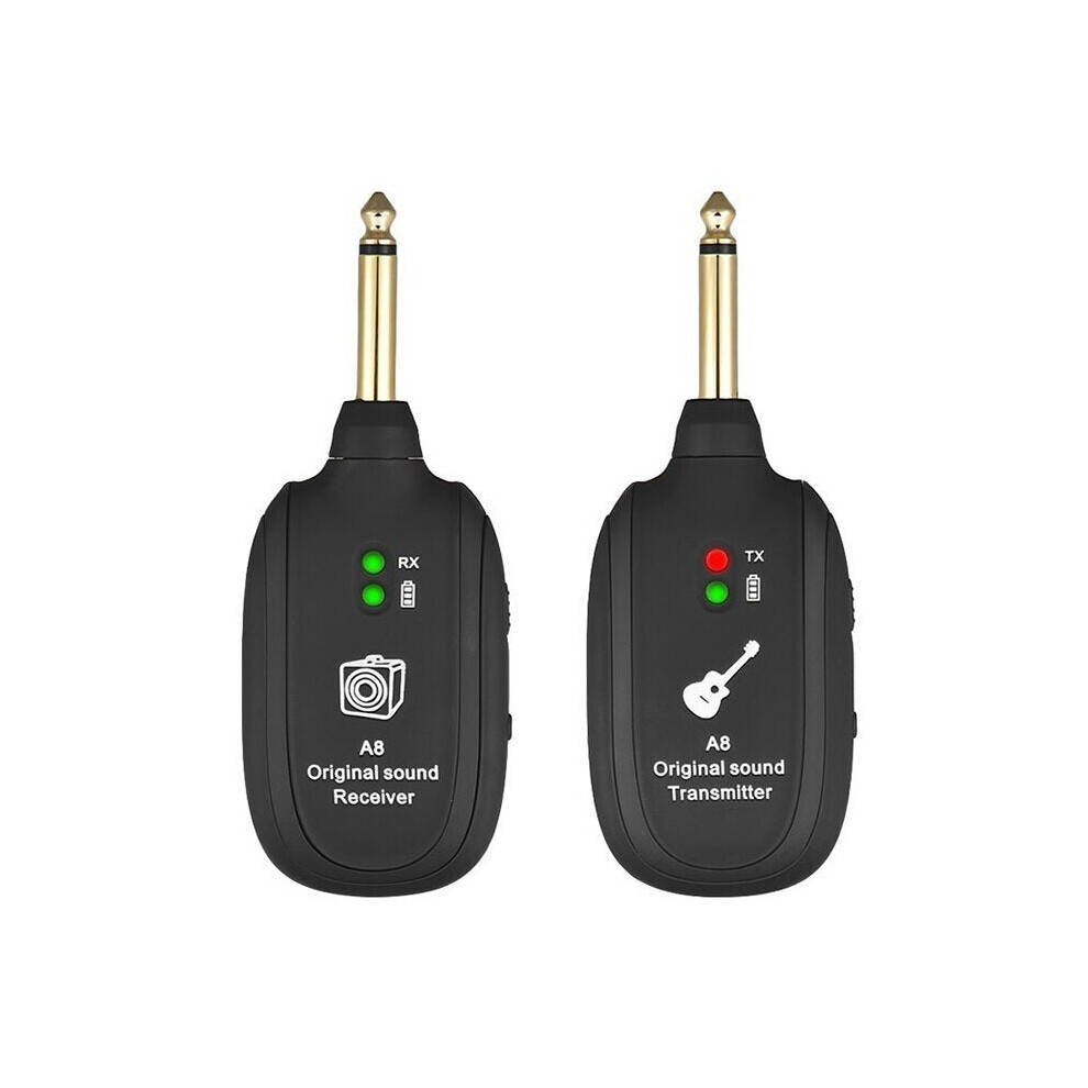 Wireless Audio Transmission Set with Receiver Transmitter For Electric Guitar Bass Violin