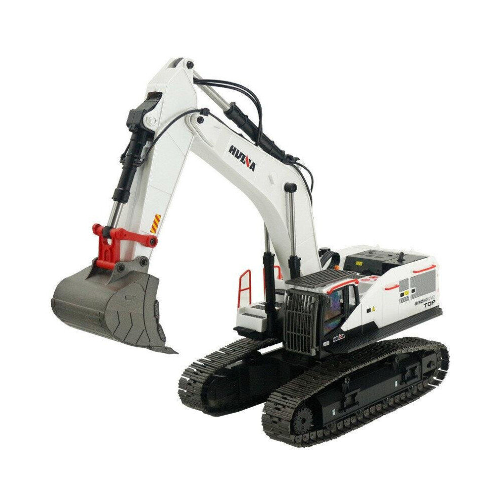 Toys 2.4G 22CH RC Excavator Alloy Vehicles w/ LED Light Sound Machine Toys Models