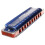 (G..) 10 Hole Blues Harmonica Tone C Blue Color For Beginner 4