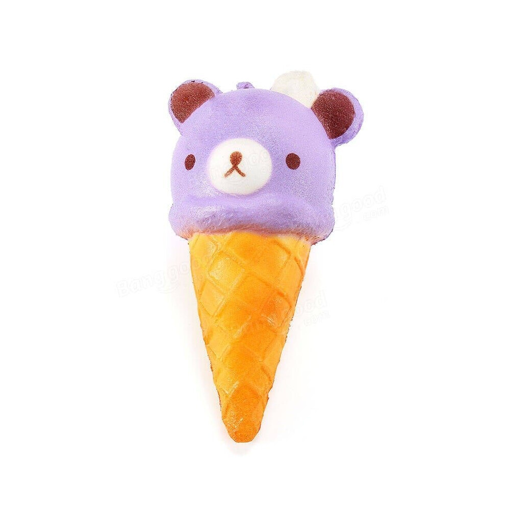 () Squishy Ice Cream Bear Soft Slow Rising Collection Gift Decor Squish Squeeze Toy