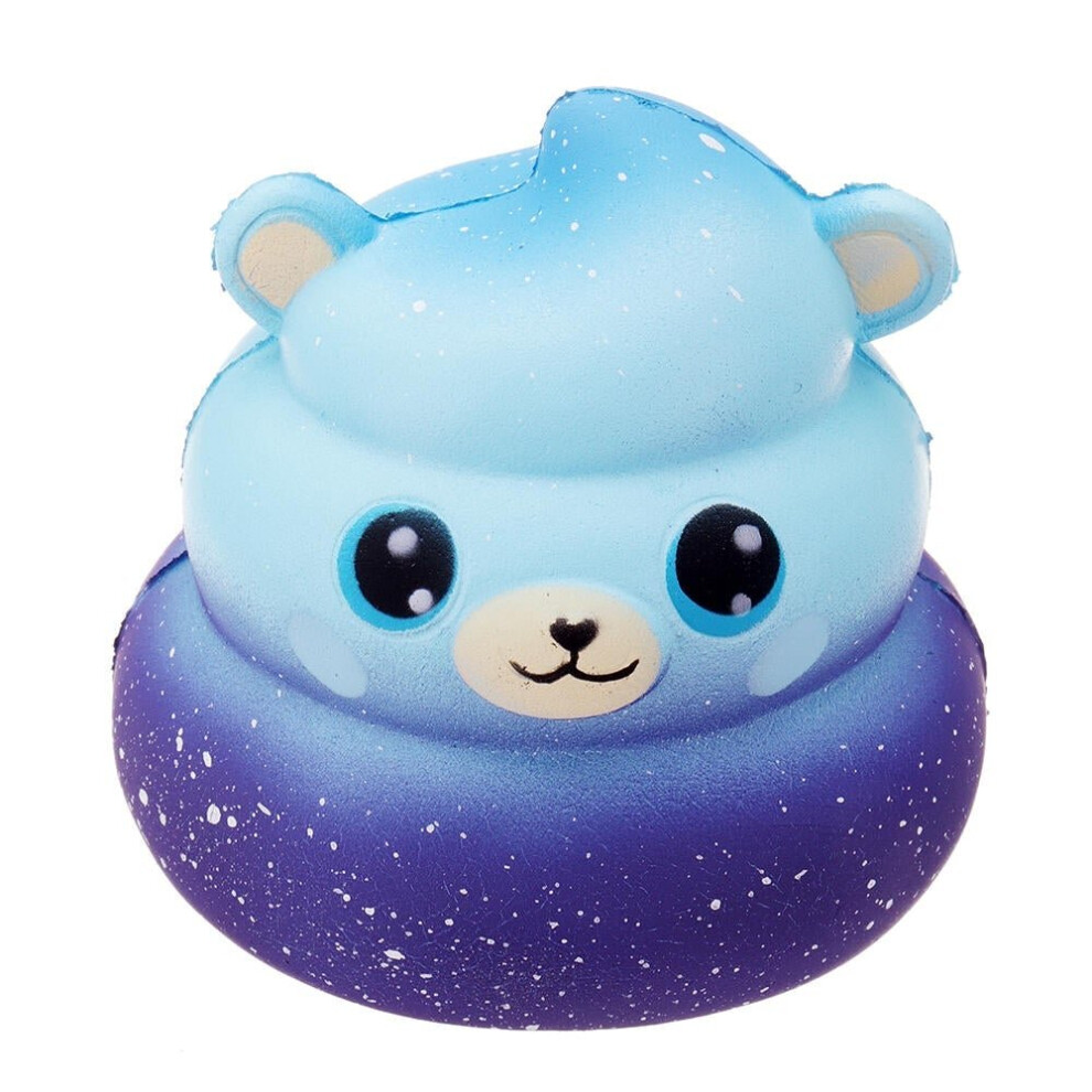 () Galaxy Poo Squishy 10*10*9 CM Licensed Slow Rising With Packaging Collection Gift Soft Toy