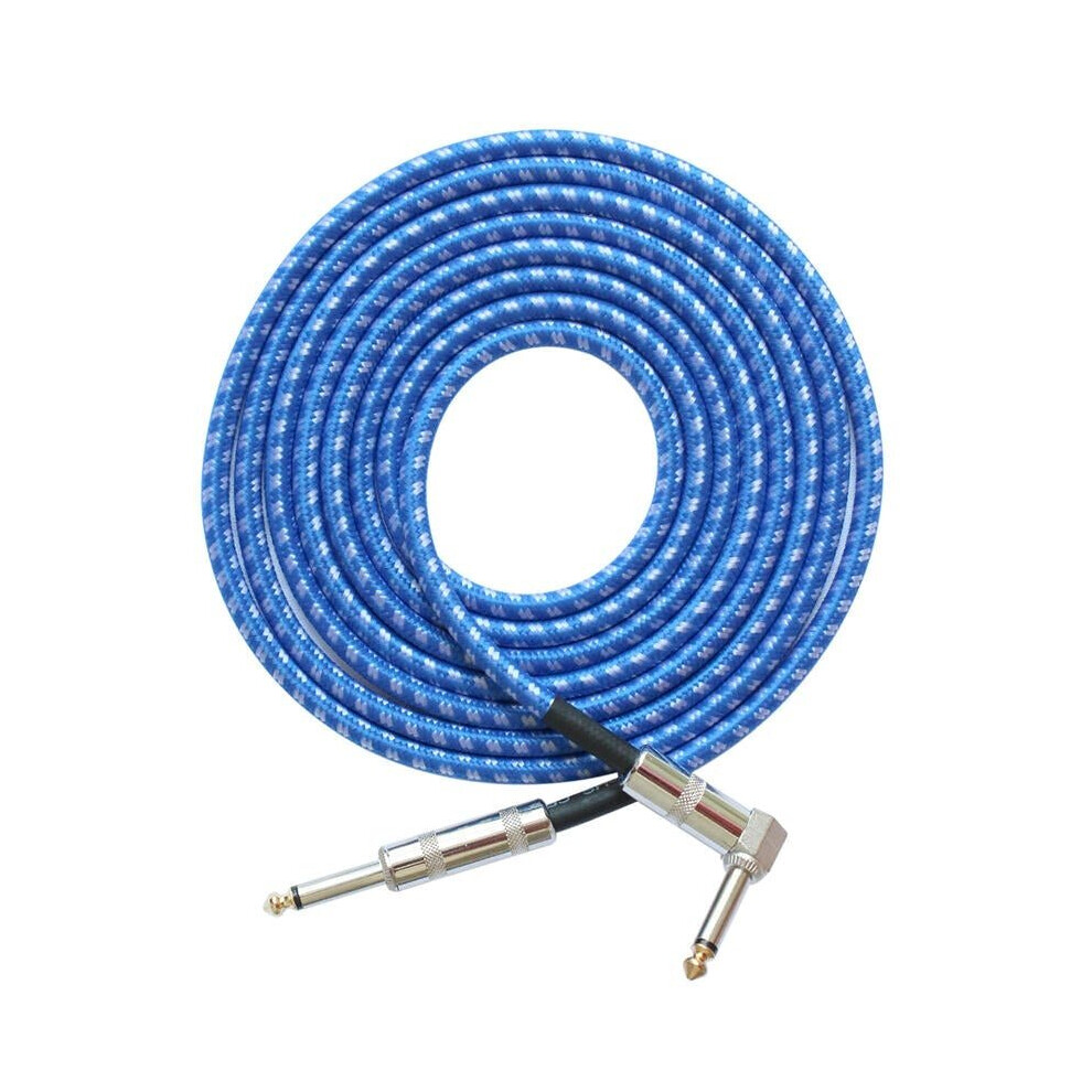 (Blue Whale) 3m Guitar Cable 6.5mm Jack Audio Cable for Guitar Mixer Amplifier Bass