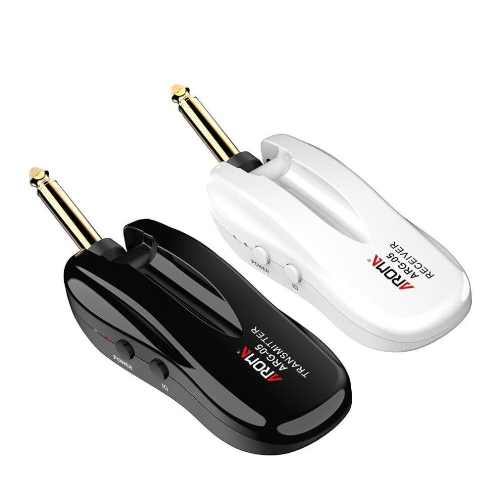 5.8G Wireless Guitar Audio Transmission System Transmitter Receiver Built-in Rechargeable Battery 115 Feet Transmission