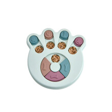 (Blue) Dog Toys Dog Food Puzzle Toys Bowl Puppy Feeder Pet Products Supplies Accessories Pet Foraging Tray