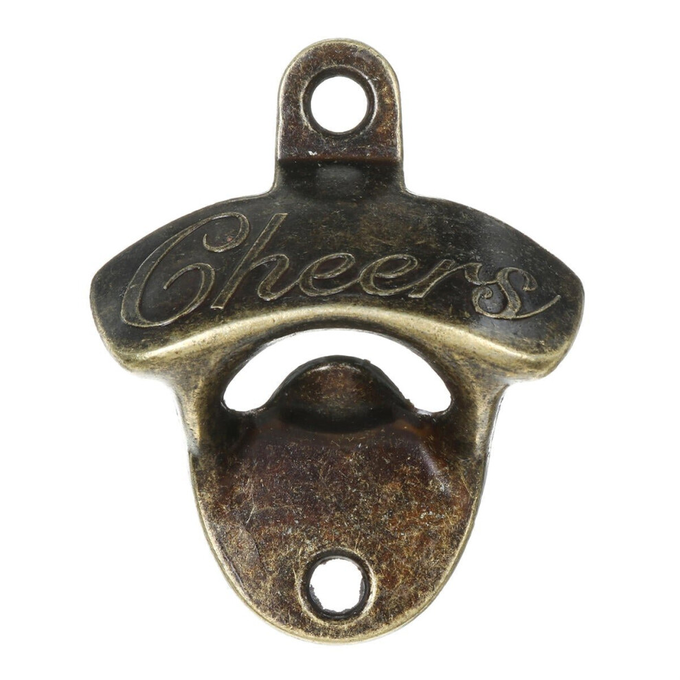 (Bronze) Retro Bronze Wall-mounted Bottle Opener Wall Mounted