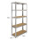 Monster Racking 2 Silver Racking Units 5 Tier & Workbench Garage Storage Warehouse Shelving 3