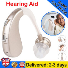Rechargeable Digital BTE Hearing Aid Adjustable Voice Amplifier UK