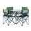 Portable Camping Dining Table Set Aluminium Roll-Out: 5 Piece Set 1