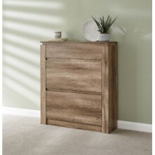 Camerton Wooden Shoe Storage Cabinet In Oak