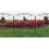 Rabbit and Leaves Border Fence Panel, Black 92x92 cm 1