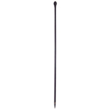Triple Arch Finial Fence Post Black 116 cm