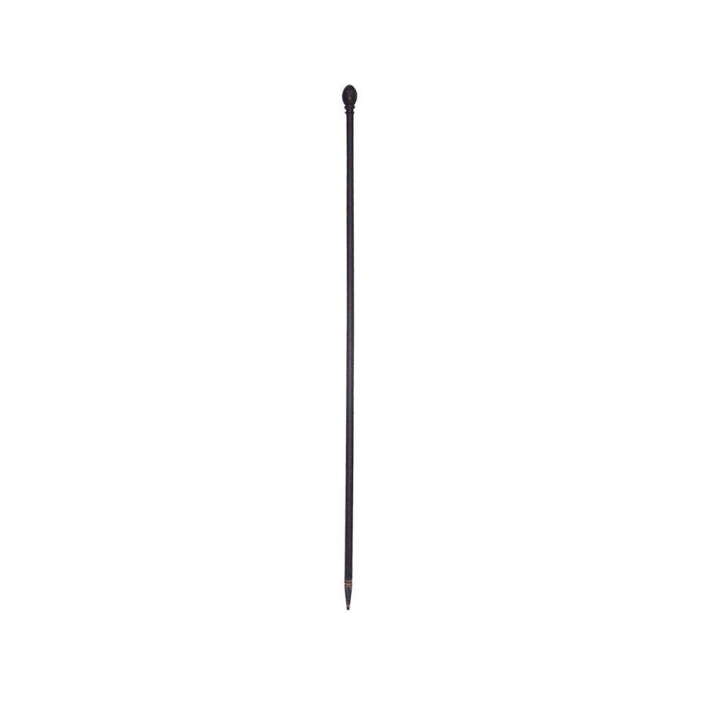 Triple Arch Finial Fence Post Black 116 cm