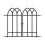 Gothic Gate Black 92x92cm 1