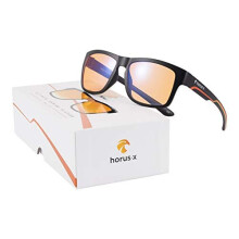 Horus X Blue Light Glasses Gaming 2.0 - Rest Glasses Ultimate Protective Filter - Anti-Blue Light Screen (PC Computer Console Video Games) - Gamers &