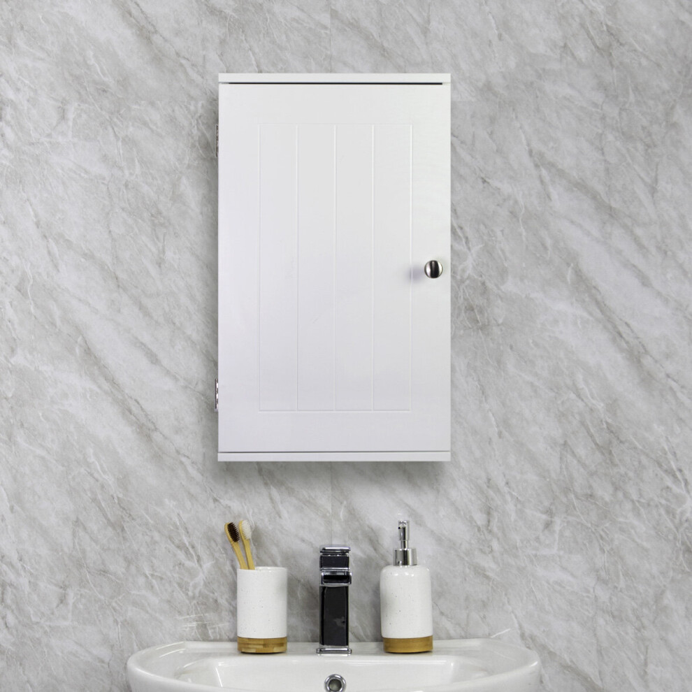 (Single Door Wall Cabinet) Anika Wall Mounted Bathroom Cabinets