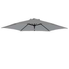 (3m, Grey) Greenbay Replacement Fabric Garden Parasol Canopy Cover for 2.5m/2.7m/3m Parasol