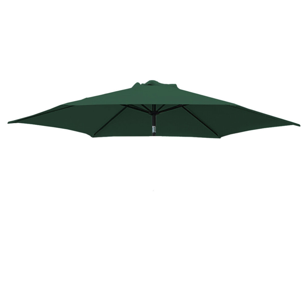 (2.5m, Green) Greenbay Replacement Fabric Garden Parasol Canopy Cover for 2.5m/2.7m/3m Parasol