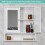 (Mirrored Double Door Cabinet) Anika Wall Mounted Bathroom Cabinets 6