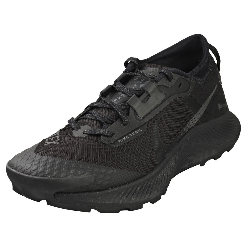 Nike Pegasus Trail 3 Gore-Tex Mens Casual Trainers In Black Black - Size 7.5 Uk